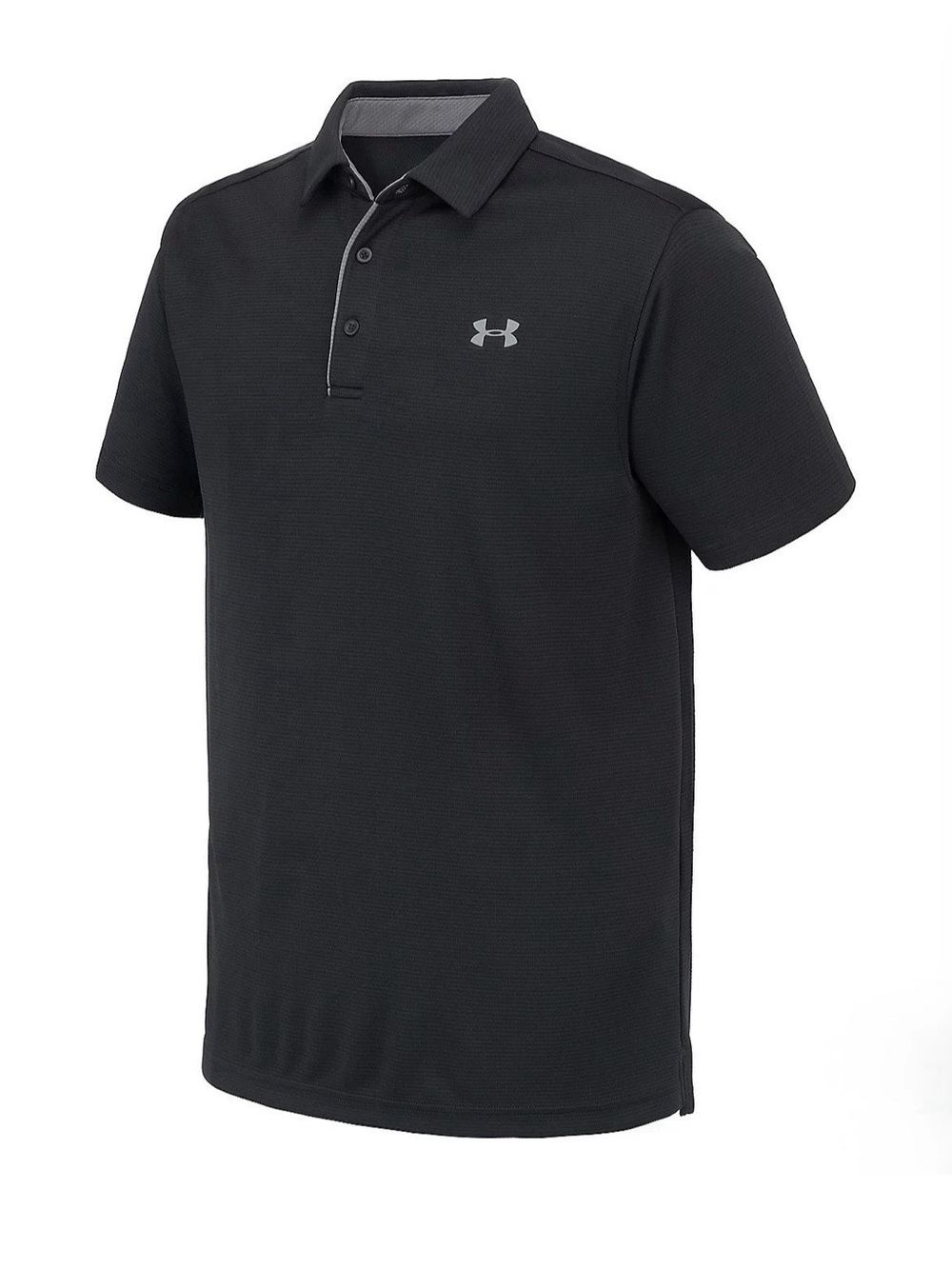 Under Armour black Tech performance focused golf polo shirt size XL